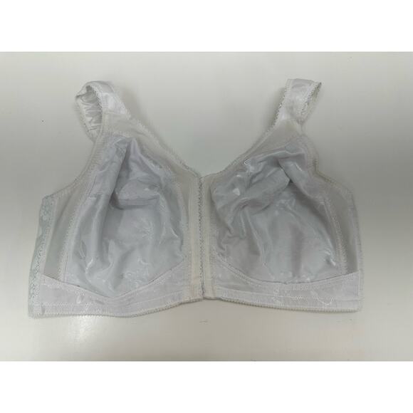 Playtex 18 Hour Womens Bra Size 44DD White Front Clasp 4695 - Picture 1 of 10